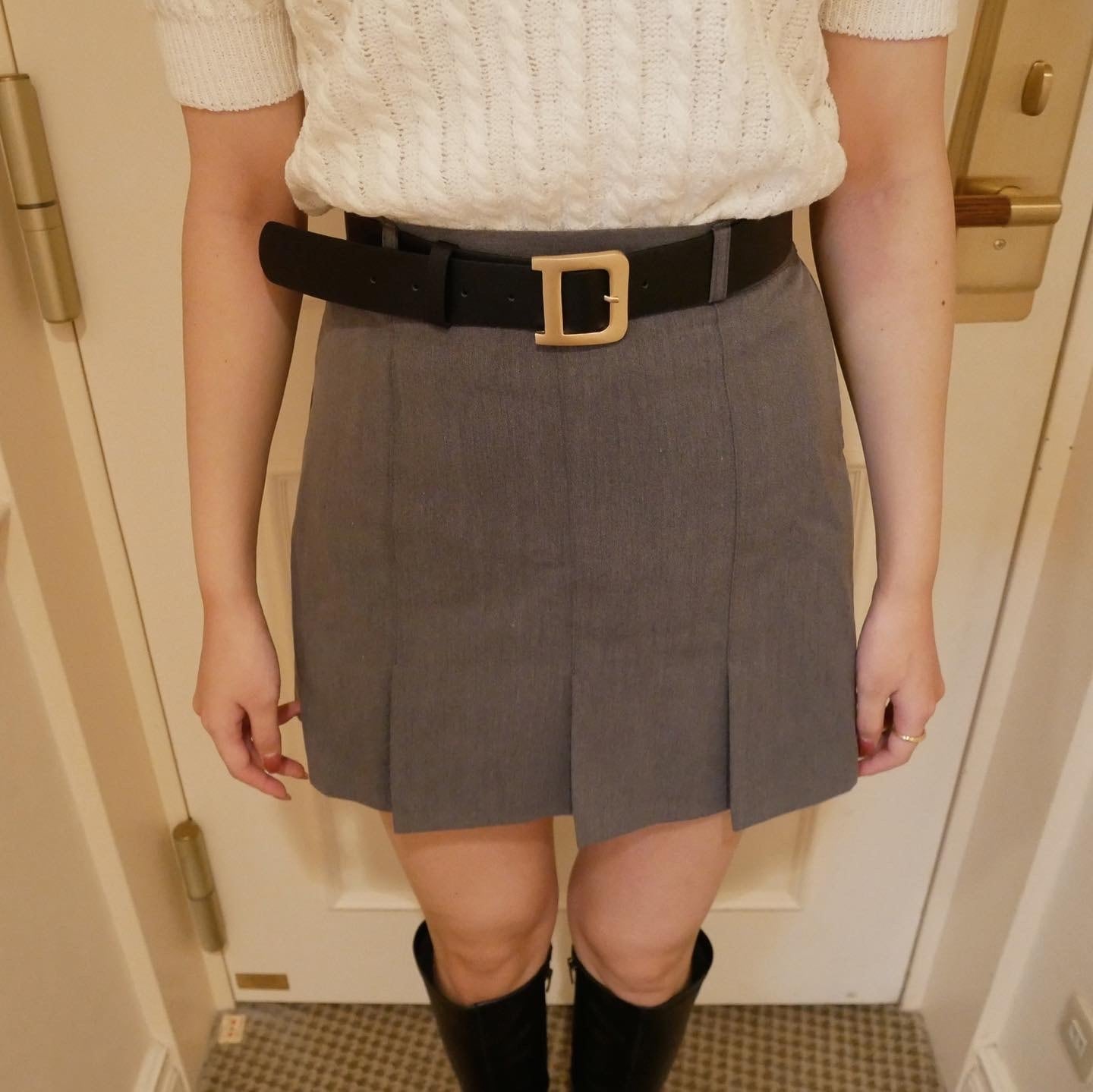 バックル付きORIGINAL MINI SKIRT