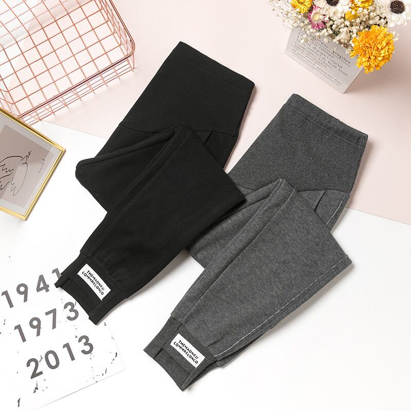 【新作】【送料無料】 女性コットンスポーツスタイルマタニティワイドレッグパンツ服妊娠中の女性レギンス腹サポートパンツ AL expec346486262081