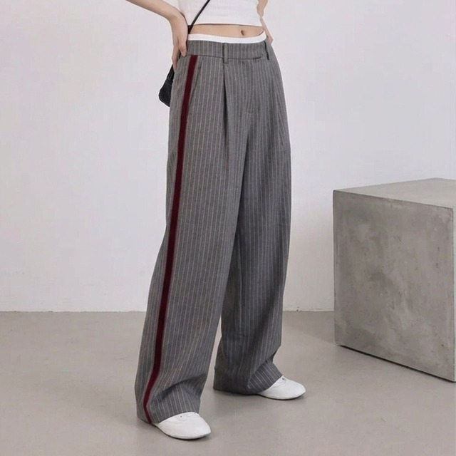 Side Line Pinstripe Pants 01418
