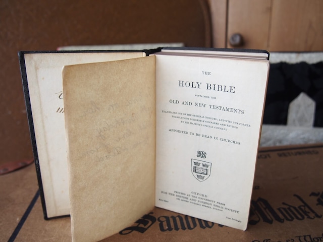 イギリスアンティーク　HOLY BIBLE　聖書