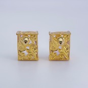 Gemstone Earrings -Amethyst / Gold-