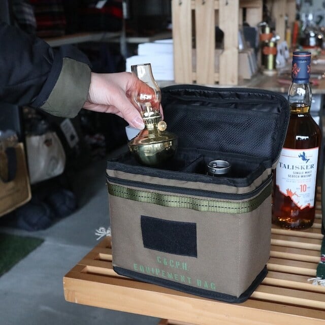 C&C.P.H.】GLASS CASE 2P CEV2195 | OLIVE OUTDOOR EQUIPMENT