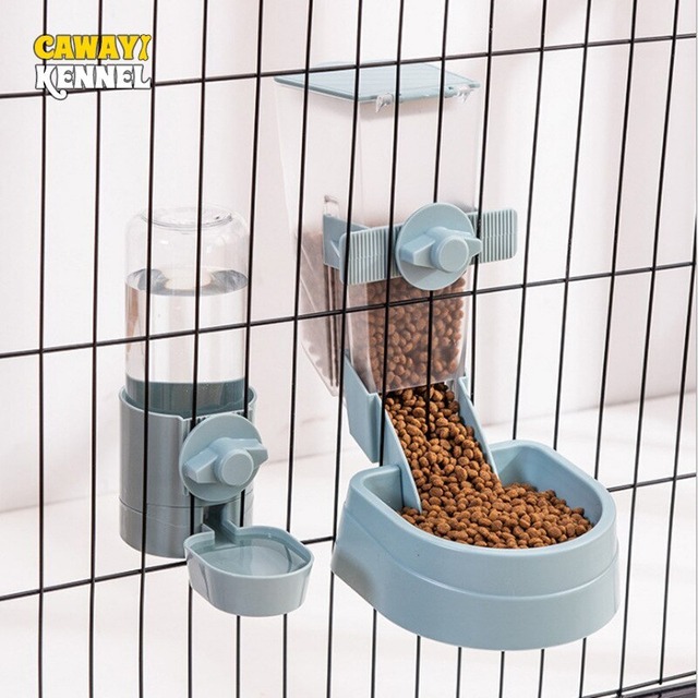 自動犬用ボウル ケージ ハンギングフィーダー ペット用水ボトル 食品 