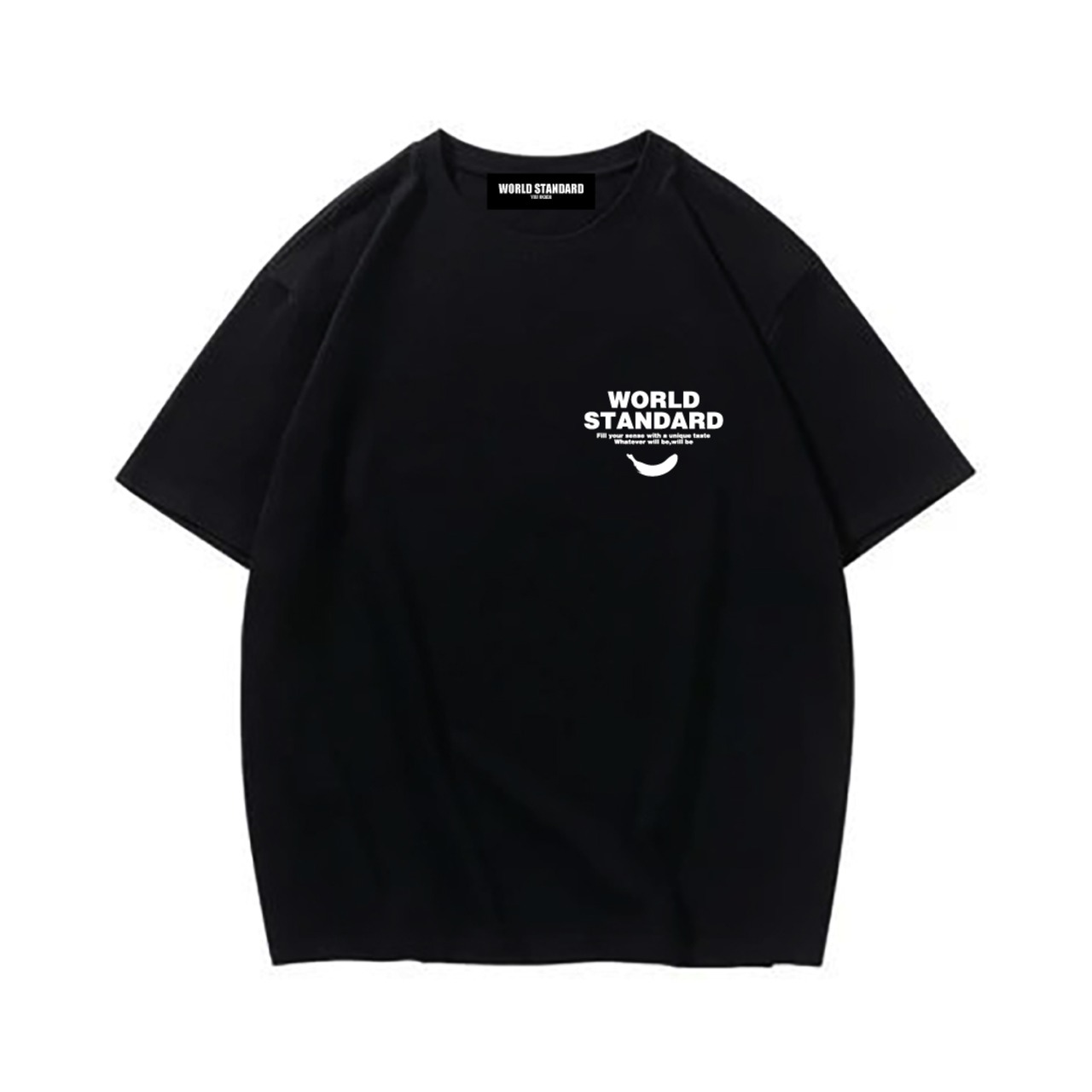 WORLD STANDARD/クルーネックプリントTシャツ/WSHT-067