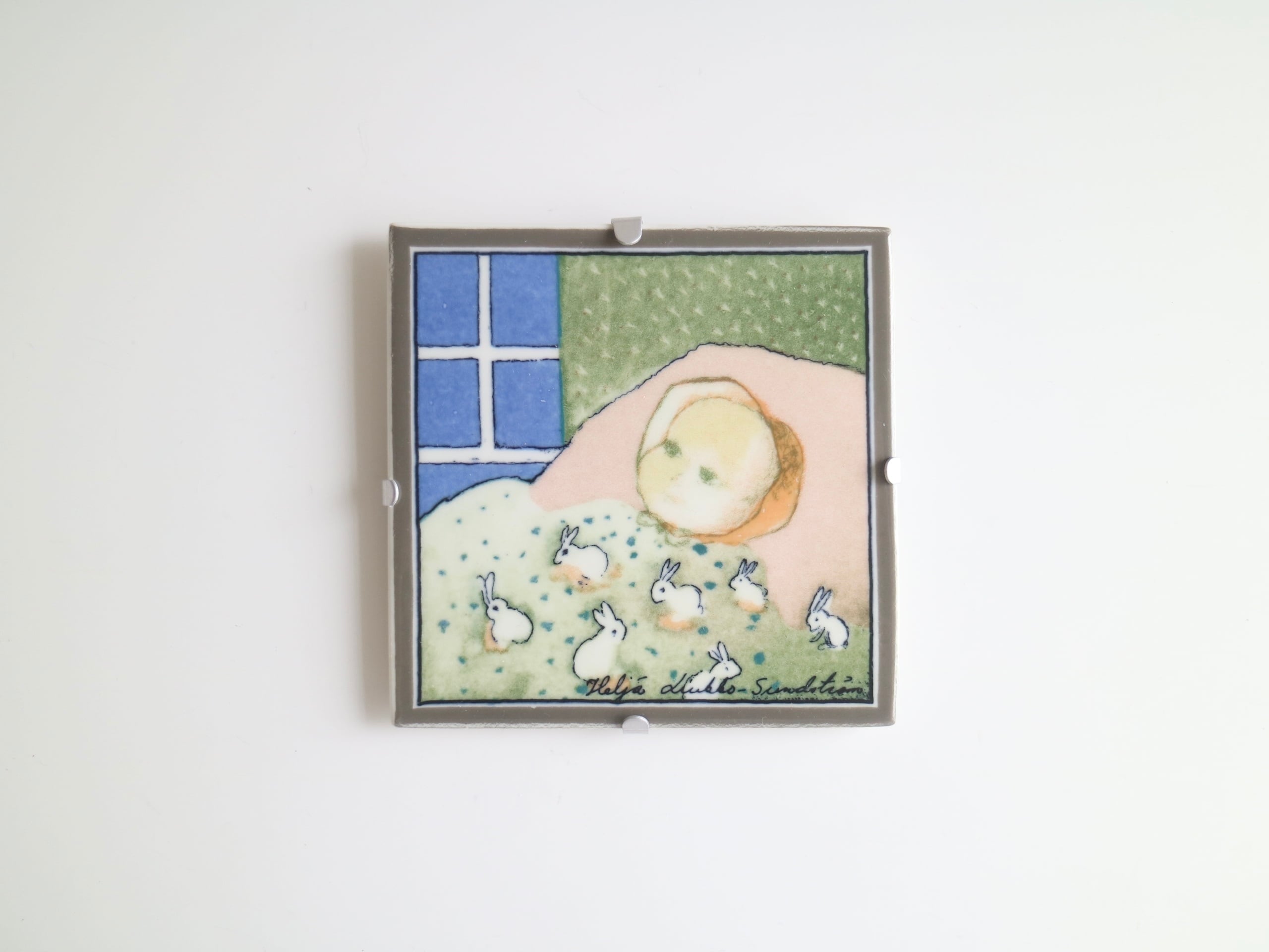 ARABIA ヘルヤ \"Syvällä sydämessä\" 陶板画 ARABIA ヘルヤ 