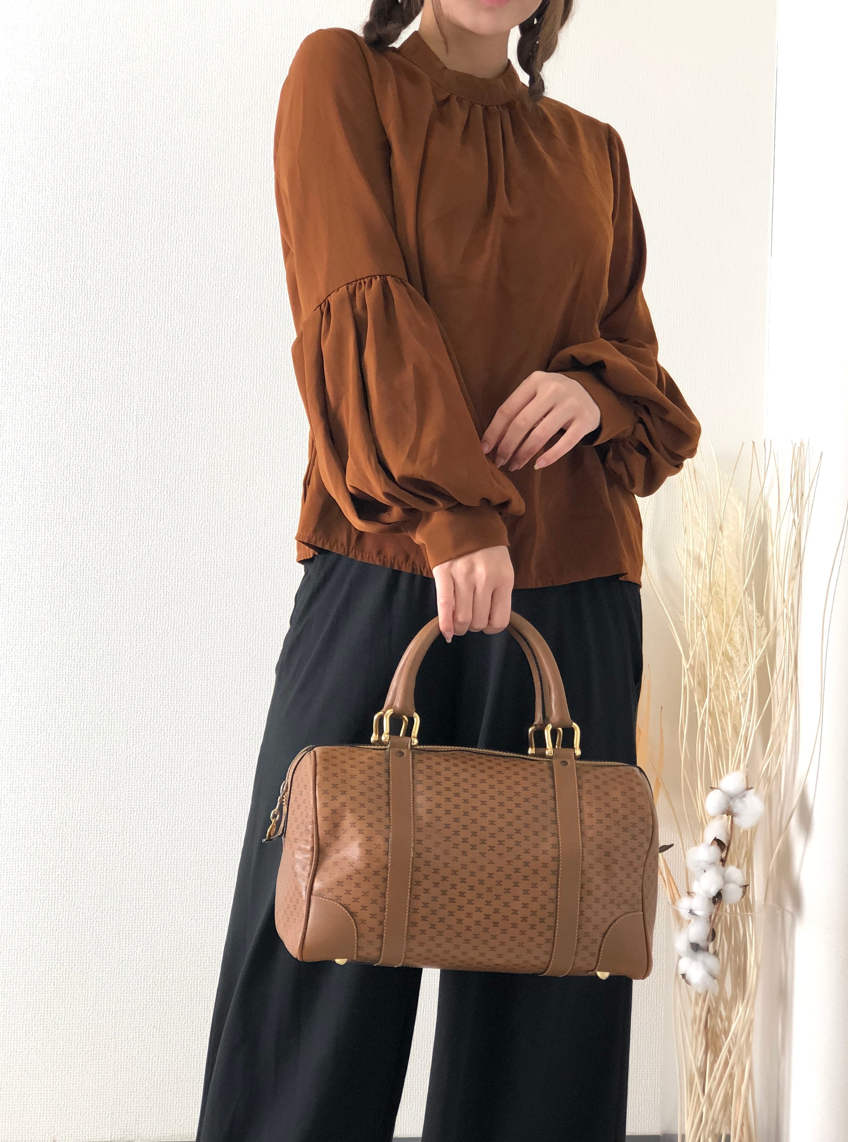 CELINE セリーヌ　トリオンフ　ヴィンテージ　ボストンバック CELINE セリーヌトリオンフヴィンテージボストンバック