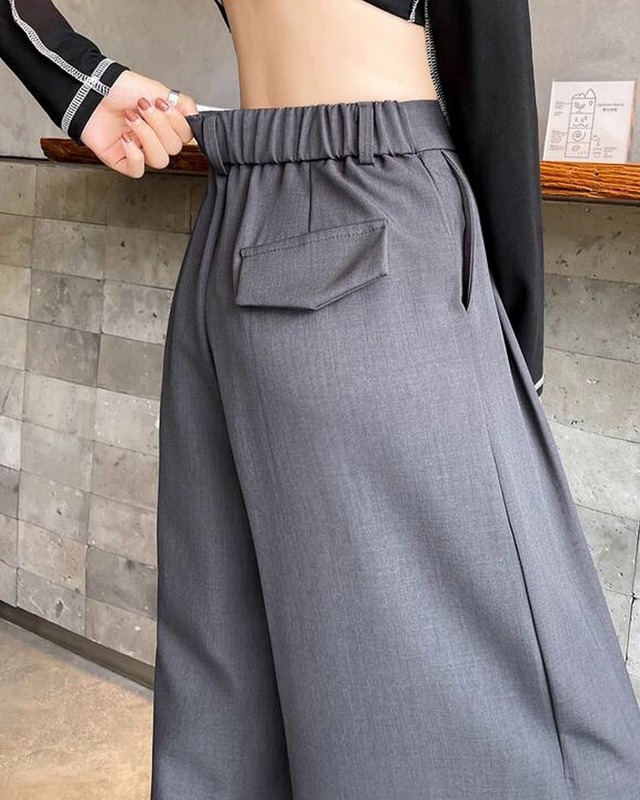 タックワイドレッグパンツ  4color  A0598