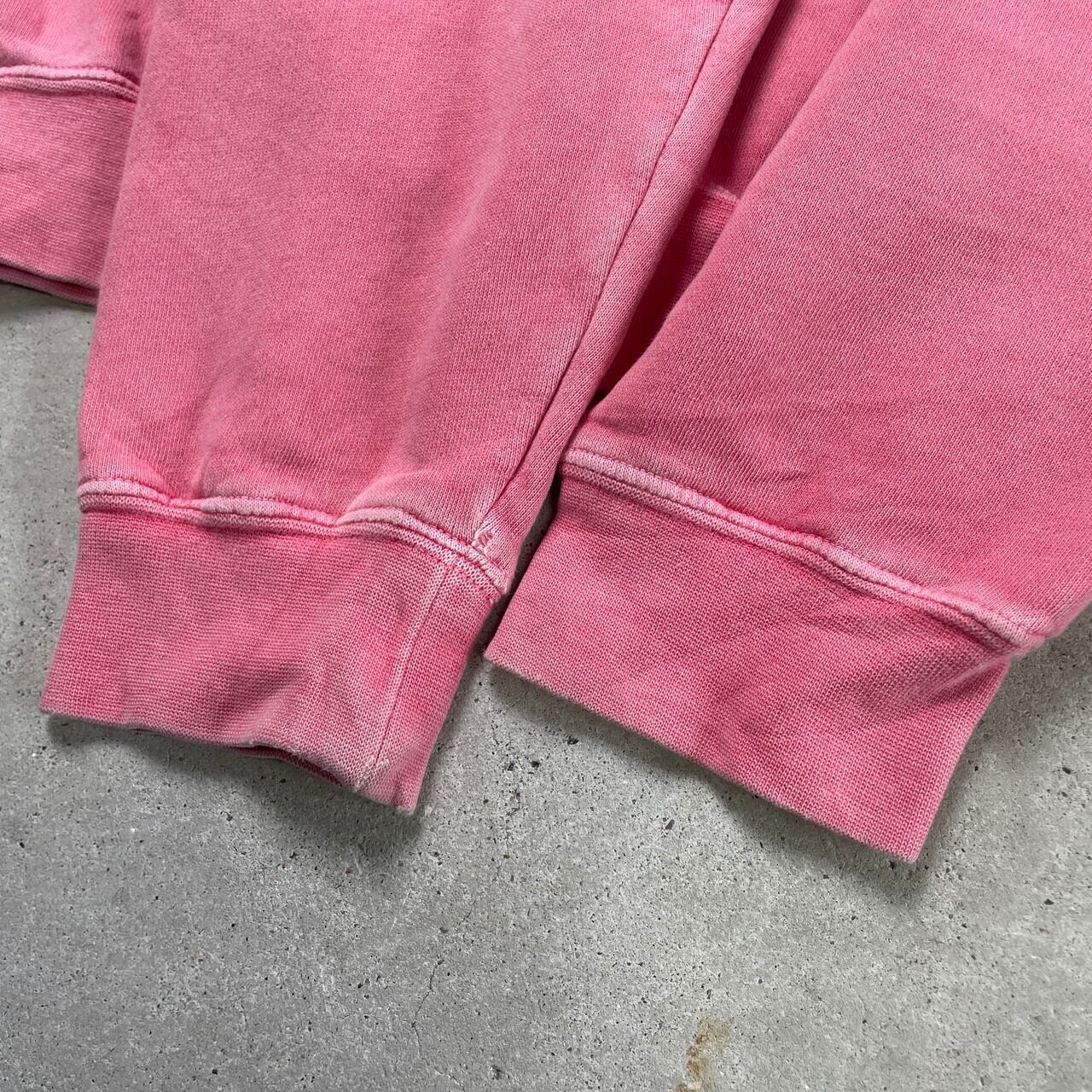 90年代 AUHENTIC PIGMENT ワンポイント刺繍 スウェットシャツ メンズM