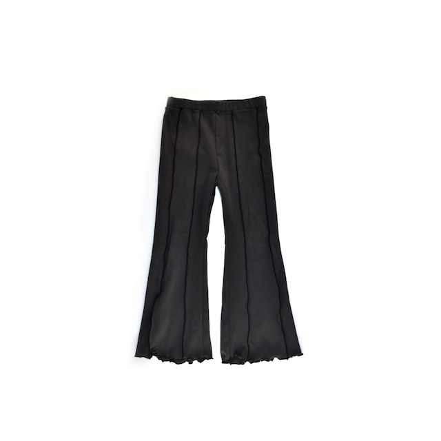 tulip pants *solid -charcoal gray×black -