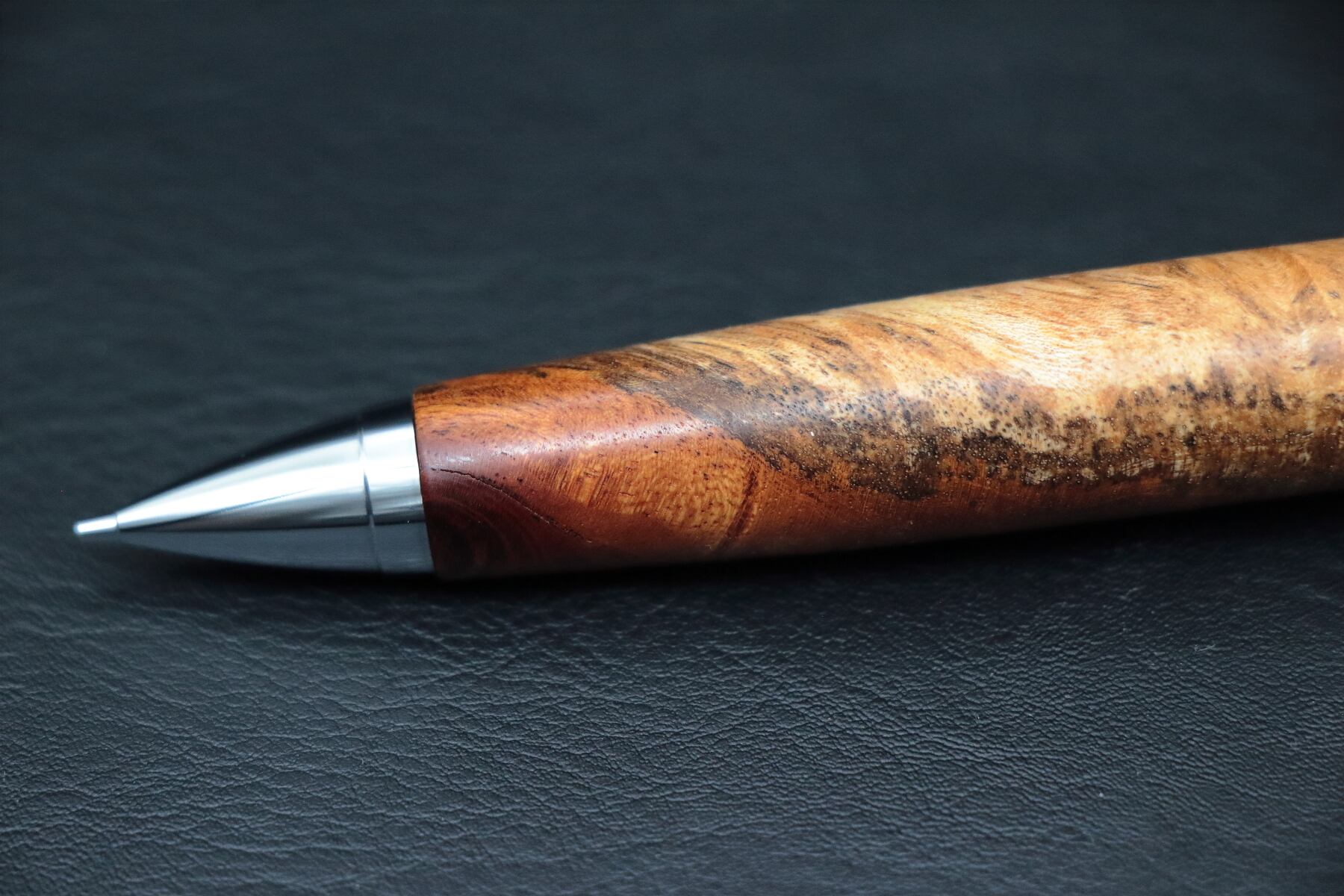 世界三大銘木 キューバンマホガニー スポルテッド・Pencil 0.5mm」木軸
