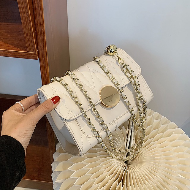 サマーチェーン 夏物 スクウェア メッセンジャーバッグ 手作りハンドバック11812162993