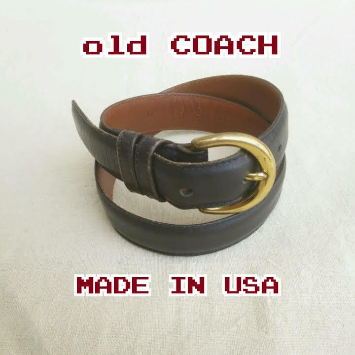 ビンテージ COACH　コーチ　ベルト