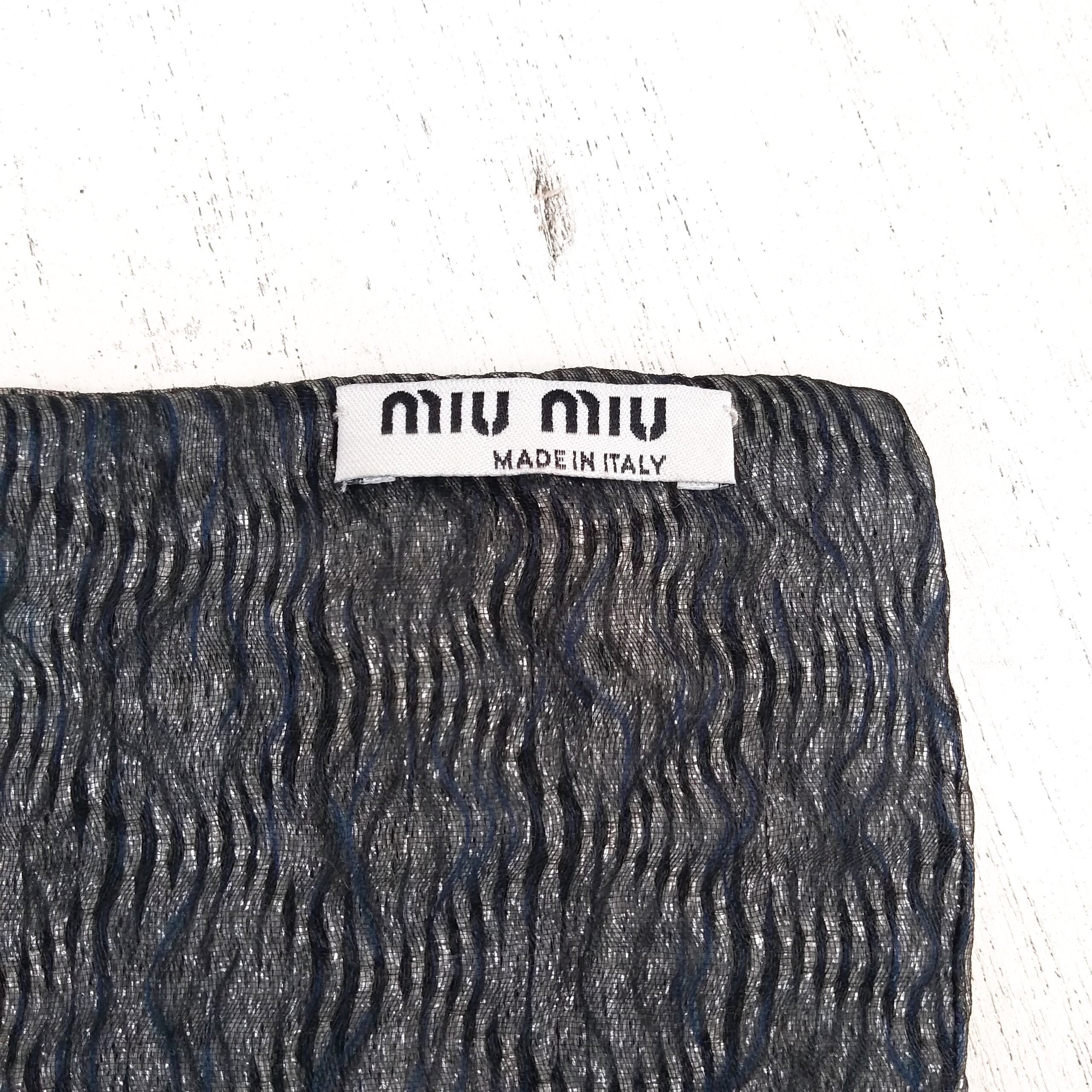 国内正規品】美品/ミュウミュウmiu miu/miumiu/マフラー/ | 古着屋