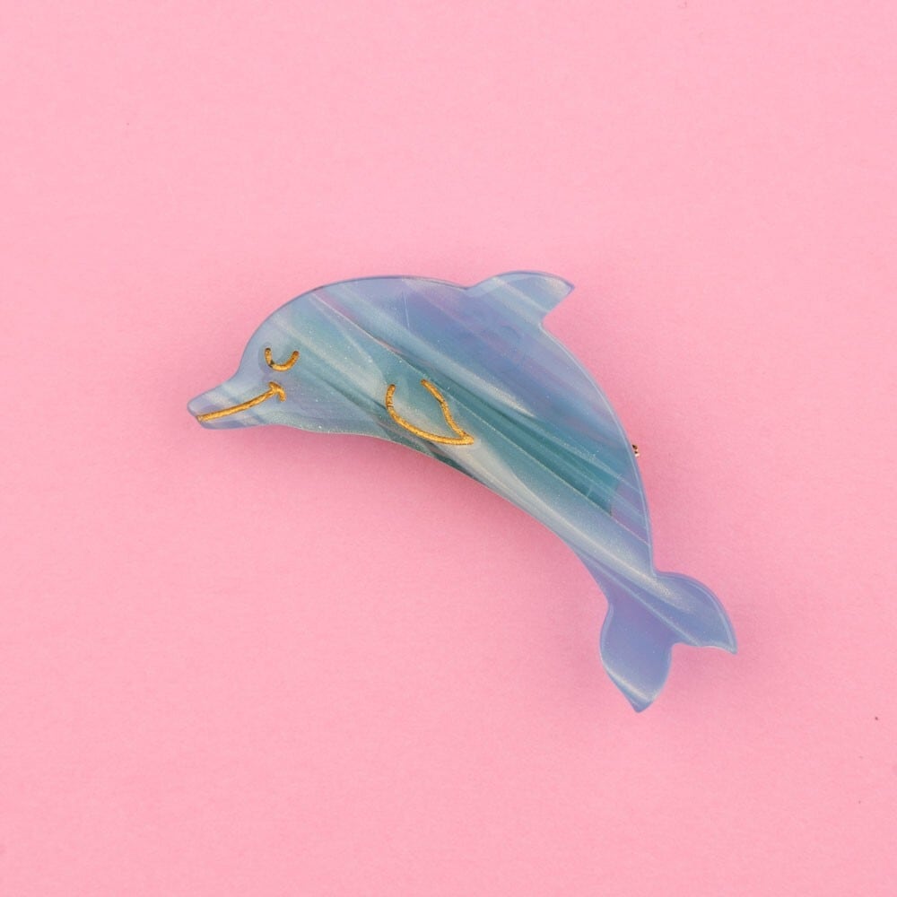 【Coucou Suzette Splash collection - Dolphin hair clip-】