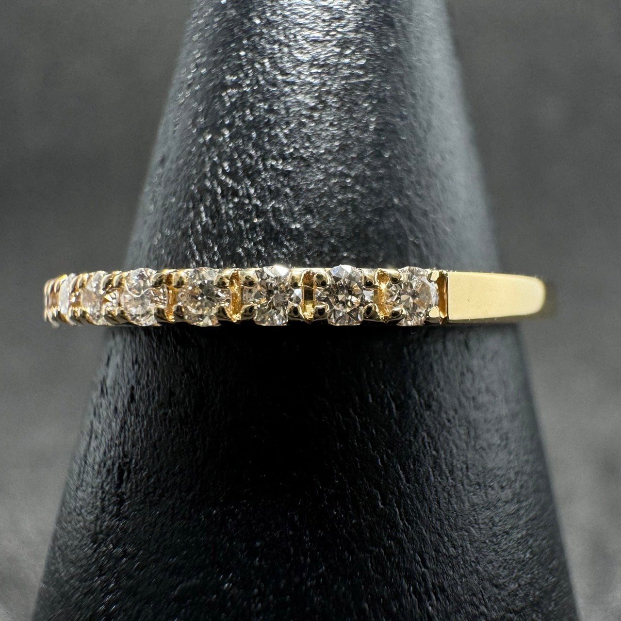 736】 K18YG Ｄ 2.06.ct 3連 フルエタニティ 鑑別 13.5号 736】 K18YG D 2.06.ct 3連 フルエタニティ 鑑別 13.5号 736】 K18YG