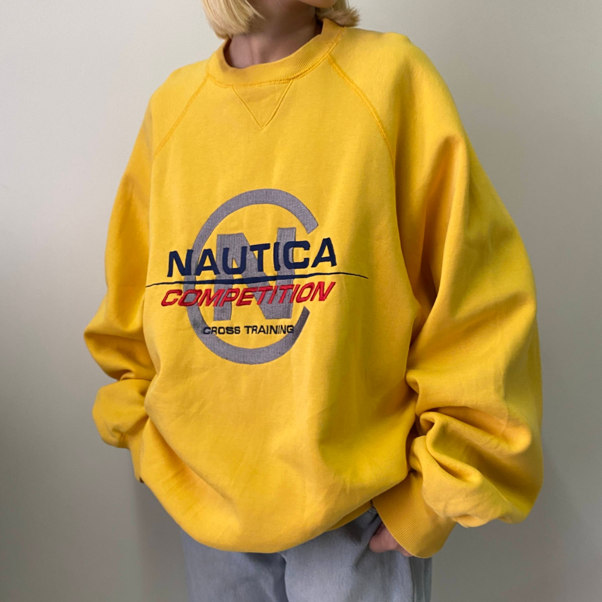 ノーティカ☆NAUTICA　スウェット　トレーナー　ビッグサイズ　刺繍ロゴ