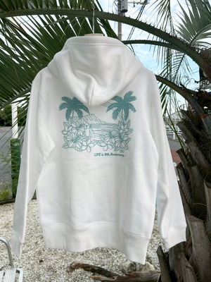 LIFE is × TAMOコラボ ワンカラー フーディー ￥9,000(￥9,900)