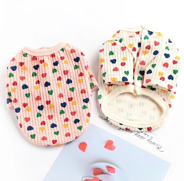 ワッフルハートトップス