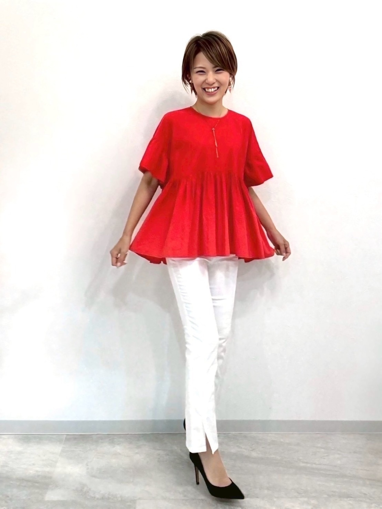 グラデーションブラウス