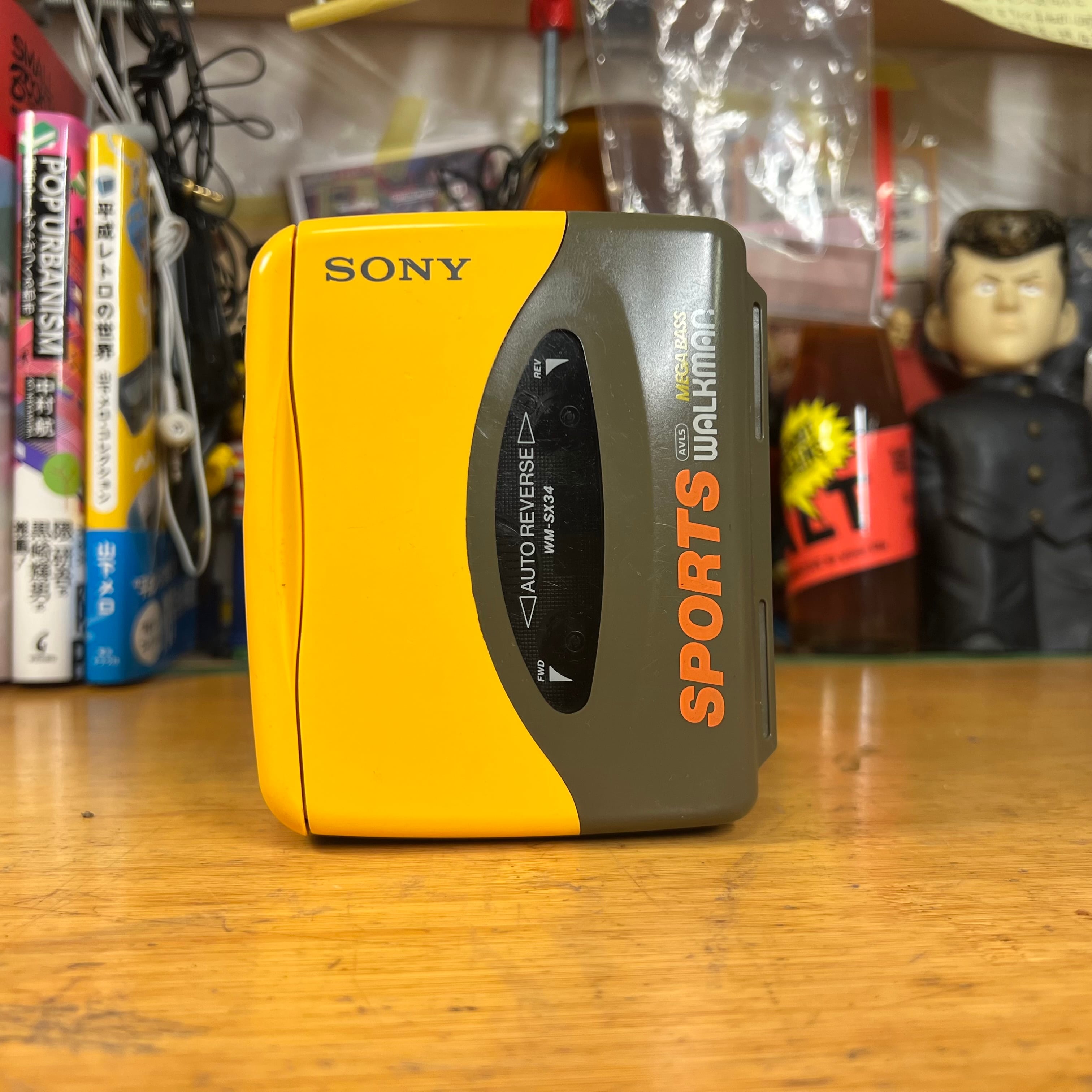美可動品]ソニースポーツカセットウォークマン sonysports WM-FS495