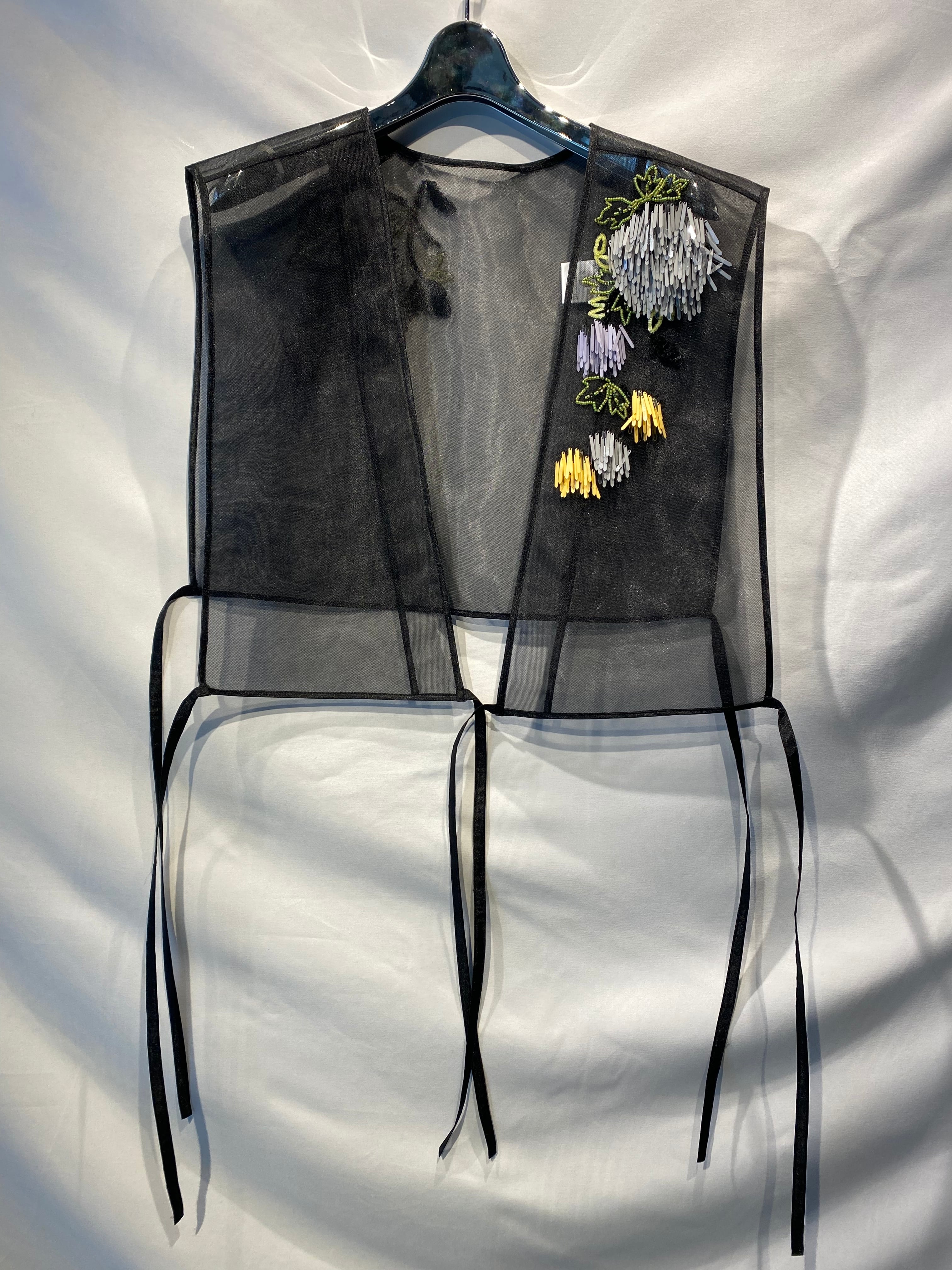 【超美品】marge tokyo Beading short gilet MARGE Tulle beading short gilet | Pay ID