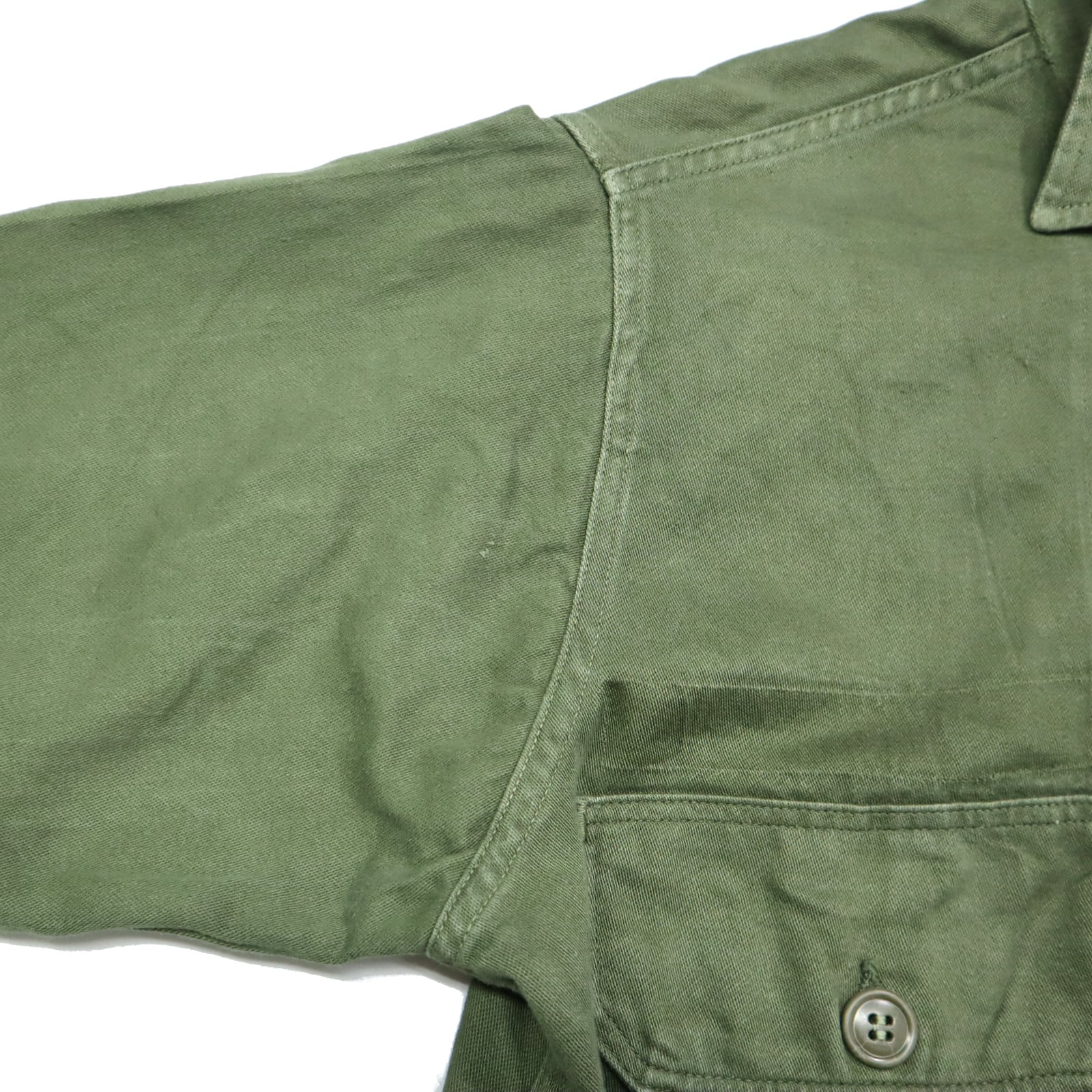 60s BVD ビーブイディー ユーティリティー シャツ 米軍 US ARMY