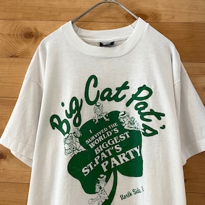 【SCREEN STARS】90s USA製 プリント 白 オールド Tシャツ ビンテージ ヴィンテージ US古着 アメリカ古着