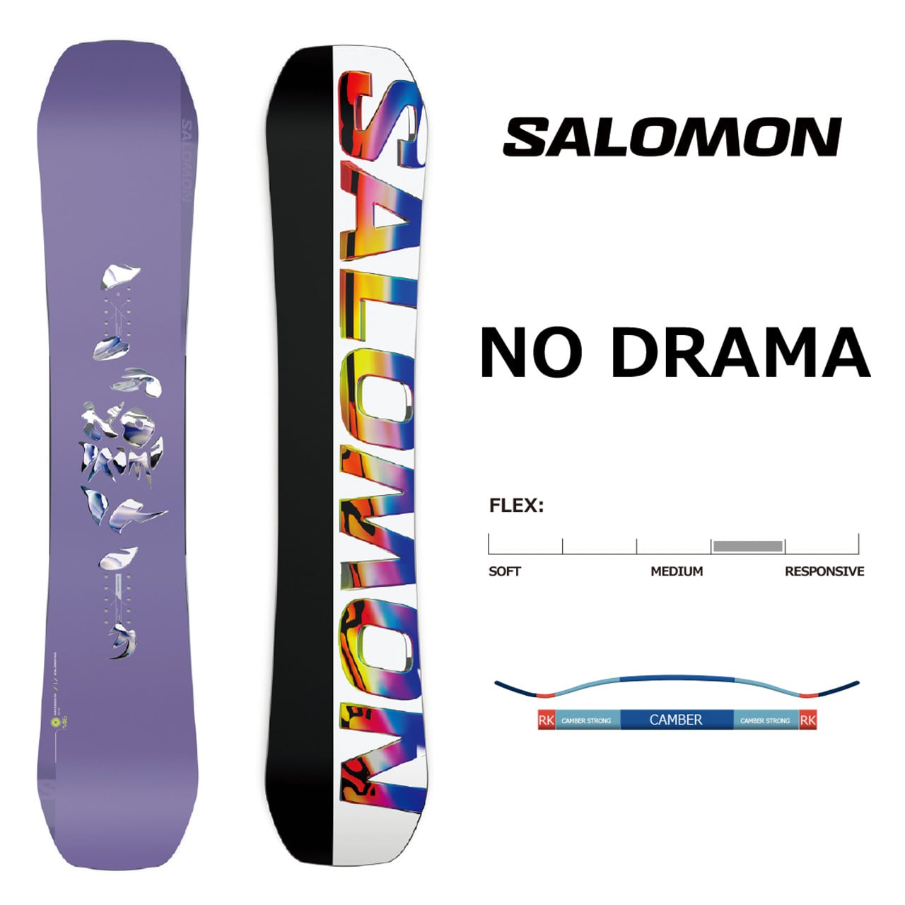 新品SALOMONサロモン スノーボード 146cm 22-23モデルLotus - ボード