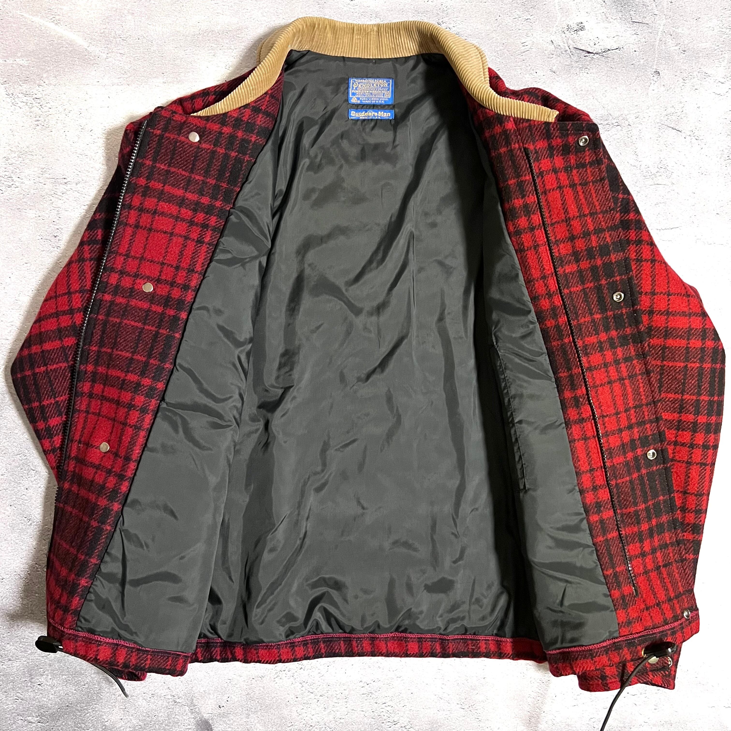 OLD PENDLETON OUTDOORSMAN チェックブルゾン ハンティングジャケット ...