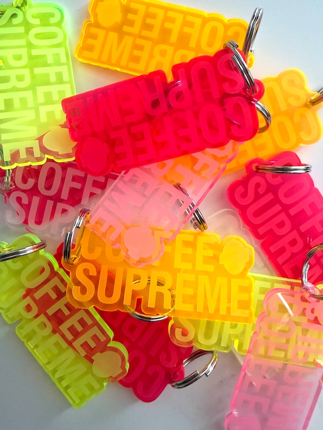 COFFEE SUPREME チーム集光アクリルキーホルダー COFFEE SUPREME チーム集光アクリルキーホルダー