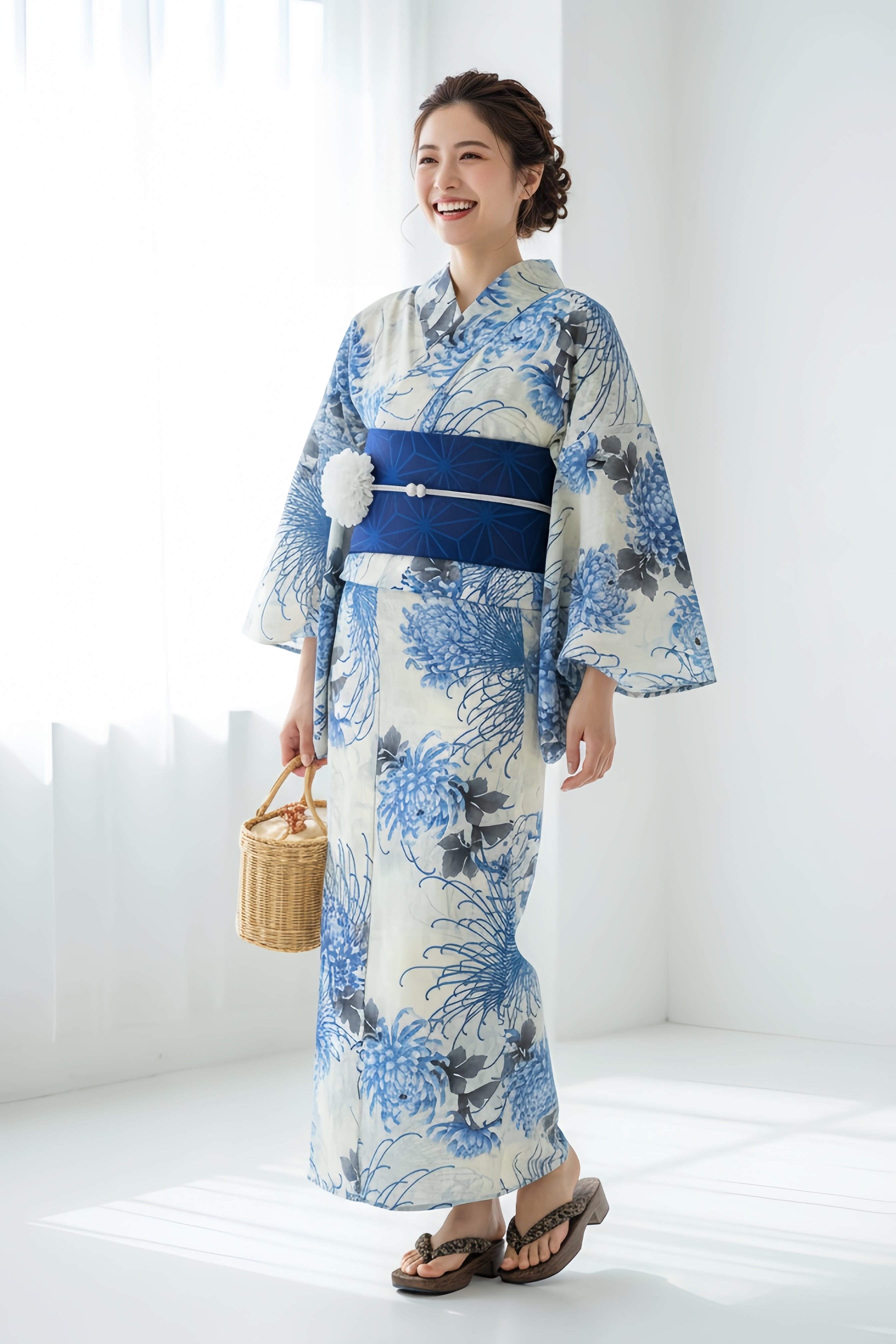 SALE価格 二部式 セパレート浴衣 浴衣ジェンヌ 浴衣5点セット 簡単着付け セパレート浴衣セット | 浴衣SIENNE