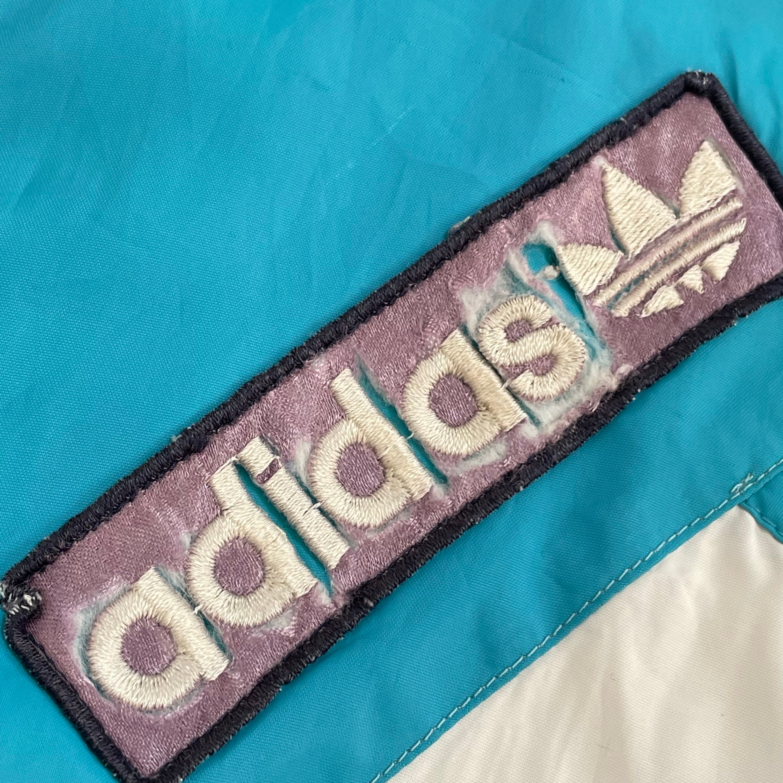 希少　90s adidas【アディダス】刺繍　バックプリント　トラックジャケット