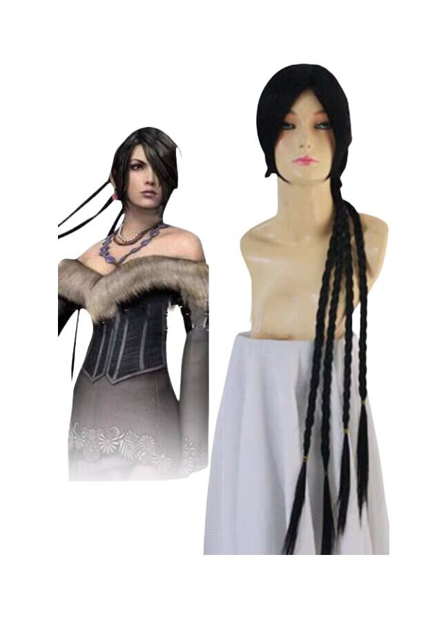 W1103b ファイナルファンタジー LULU ルル コスチューム コスプレウイッグ+ウイッグネット