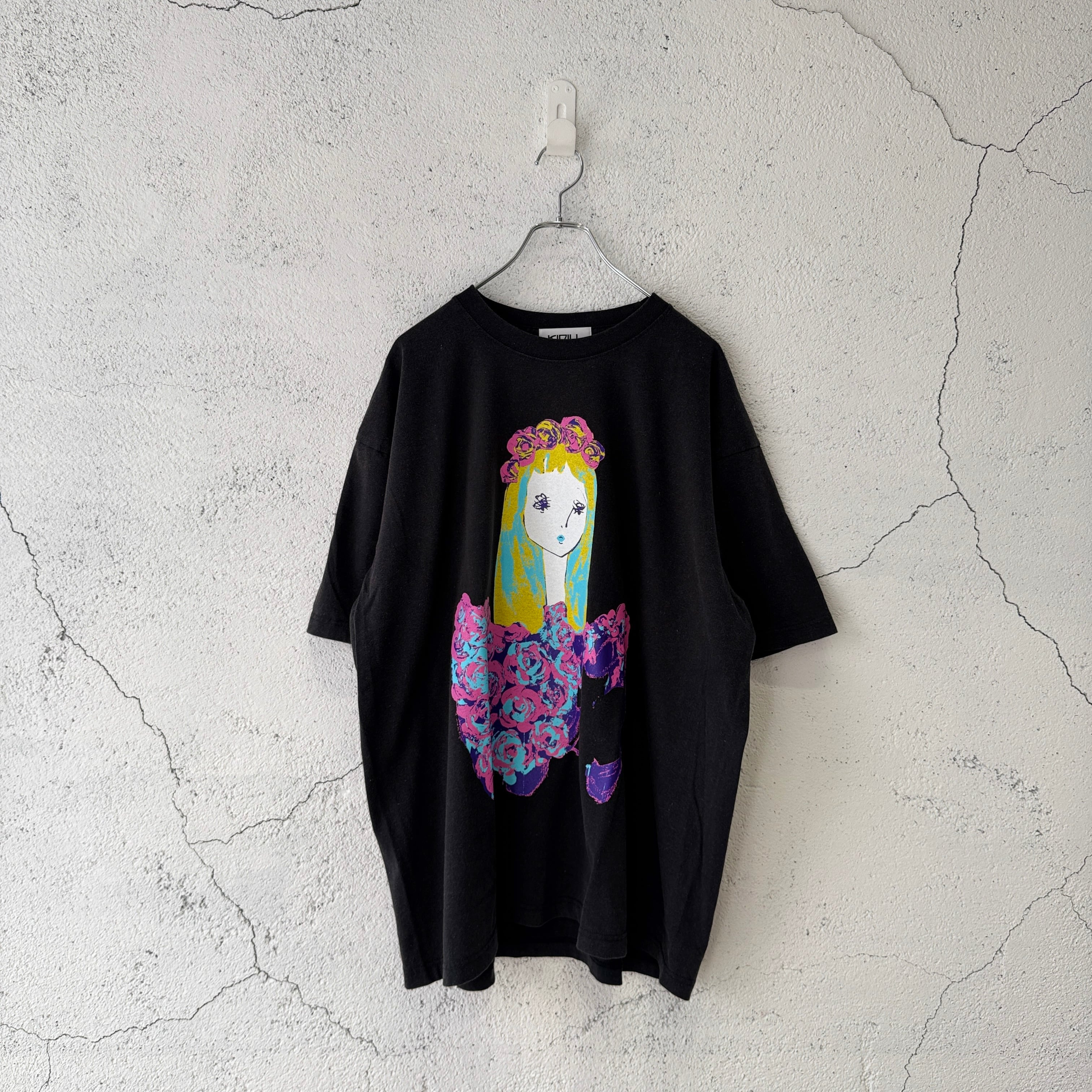 KIDILL / CYBER PUNK GIRL T-SHIRT / BLACK | ふぁいん