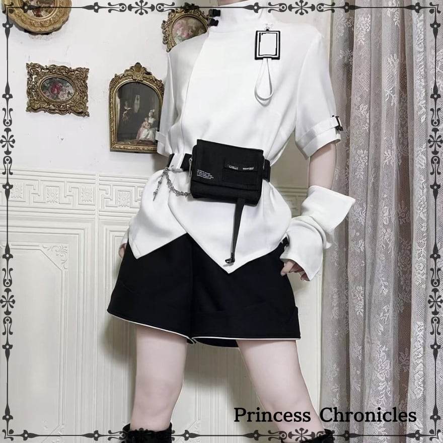 皇子系×サイバーパンク ウエストポーチ付きベルト｜princessChronicle