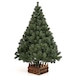クリスマスツリー150cm幅広　1個　【高級幅広濃緑ツリー】
