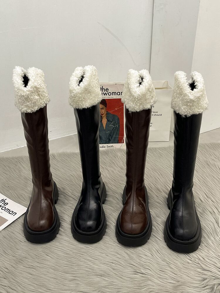 スタイルロングブーツオータムウィンタースタンダード 靴 シューズ レトロ 秋物 冬物 部族の婦人靴72241896764