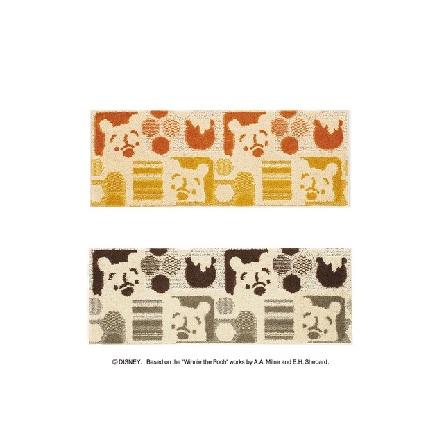 【マット】 POOH Hide-and-seek　KITCHEN MAT（約45×120cm）