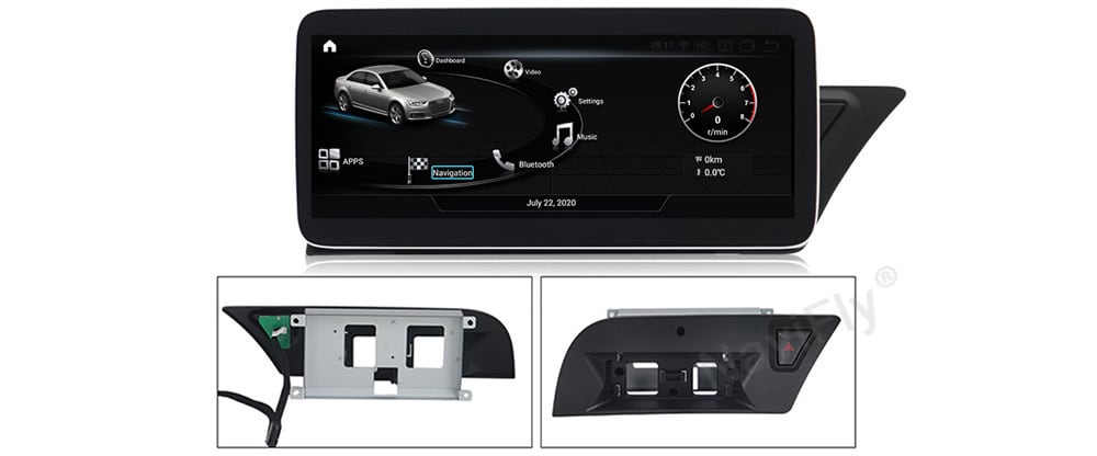 アウディA4L B8 A5 2009-2016 アンドロイドナビ N200 LHD No GPS -MDA