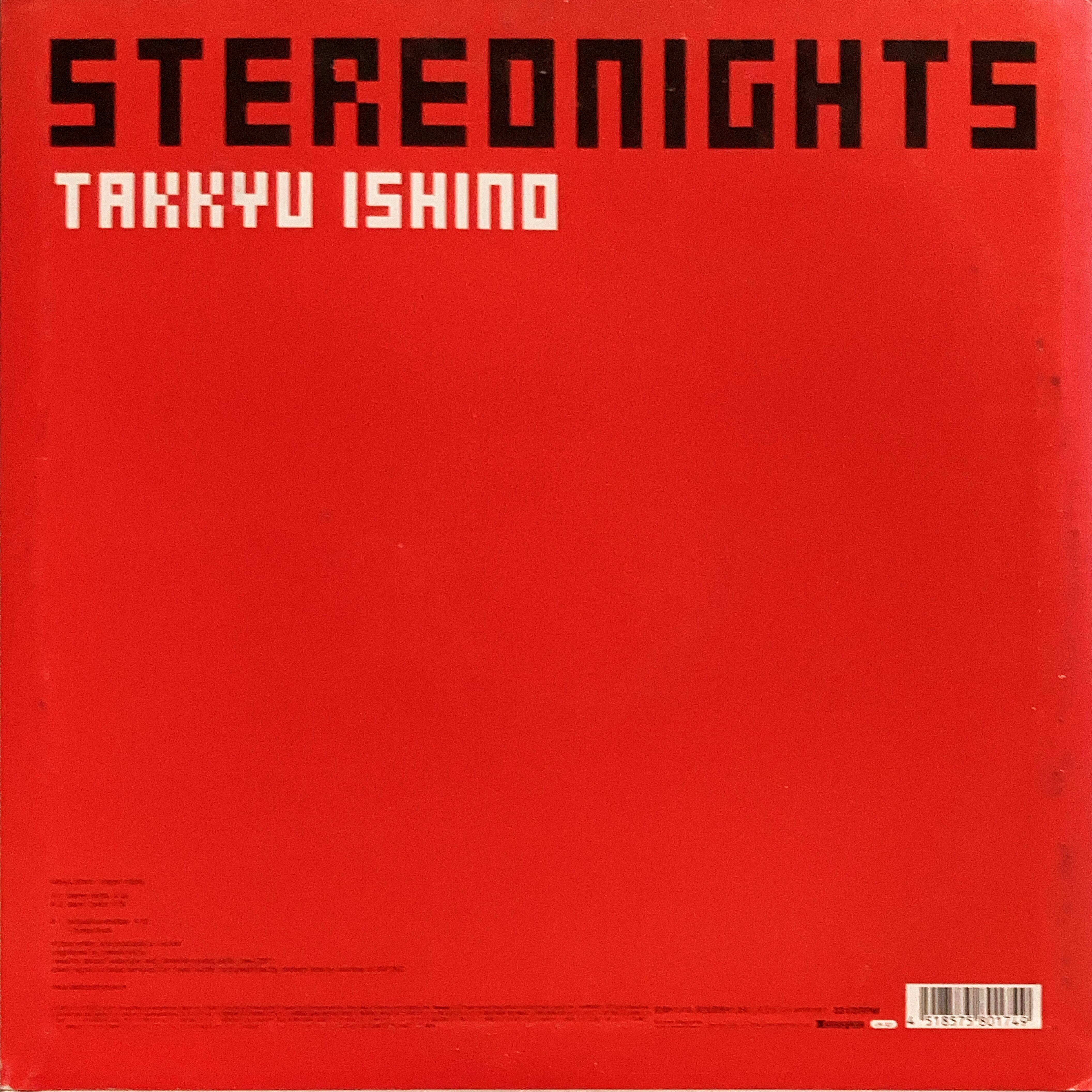 【12”】Takkyu Ishino / Stereo Nights (Loopa) (LPA 021) | cpvinyl