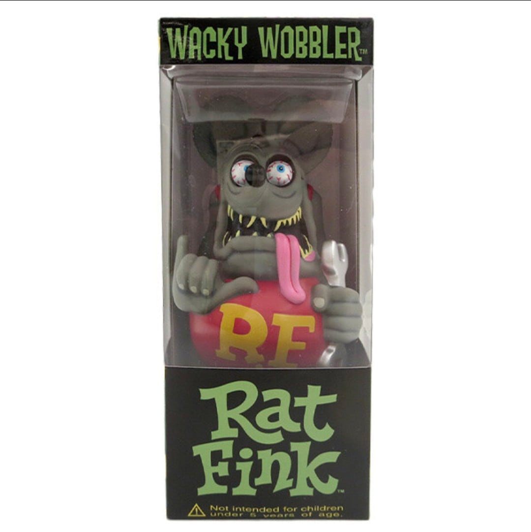 FUNKO【Rat Fink ラットフィンク】 ボビングヘッド GARAGE GRAY FUNKO【Rat Fink ラットフィンク】 ボビングヘッド GARAGE GRAY