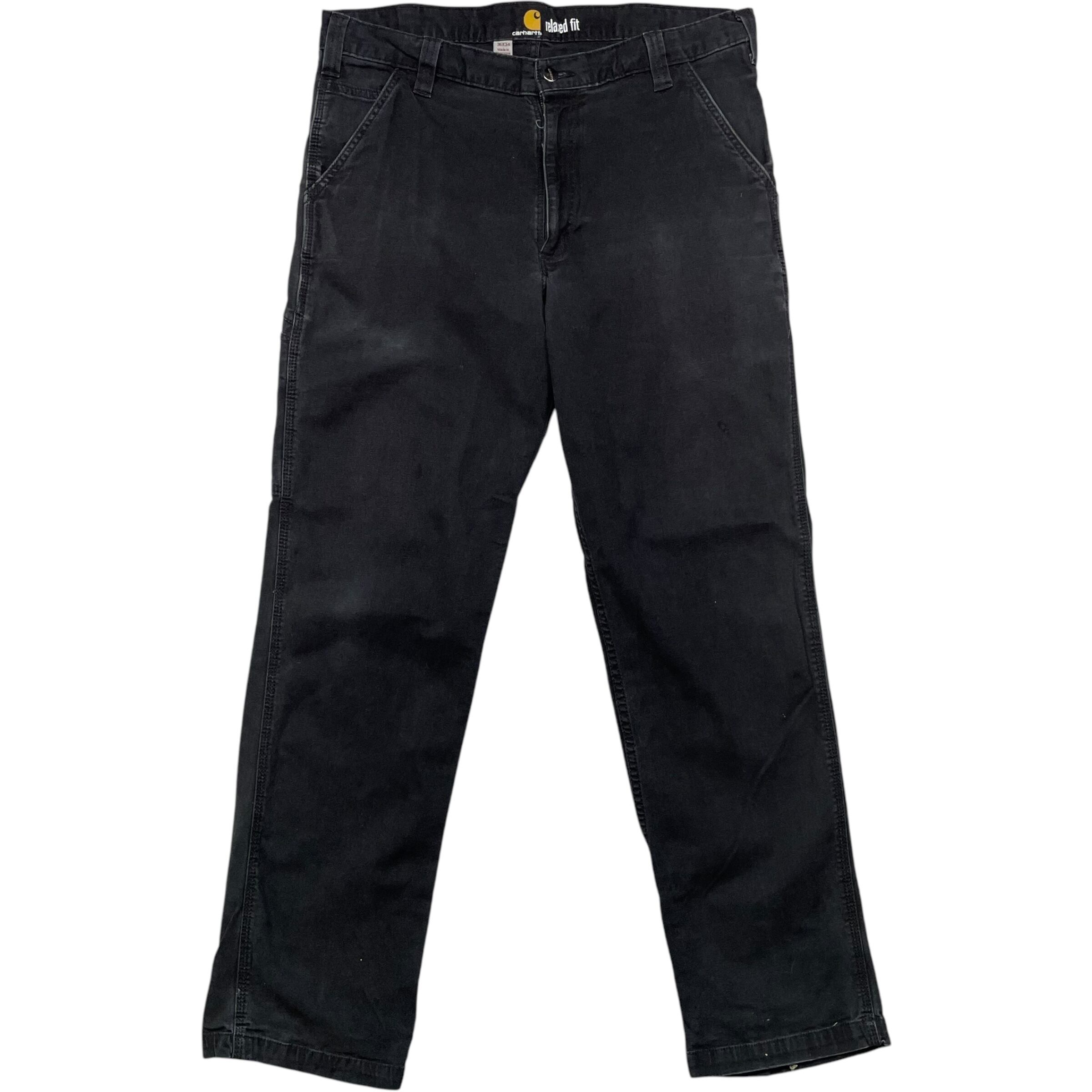 《実寸W37L31》 Carhartt カーハート ワークパンツ ペインターパンツ ブラック no.5108