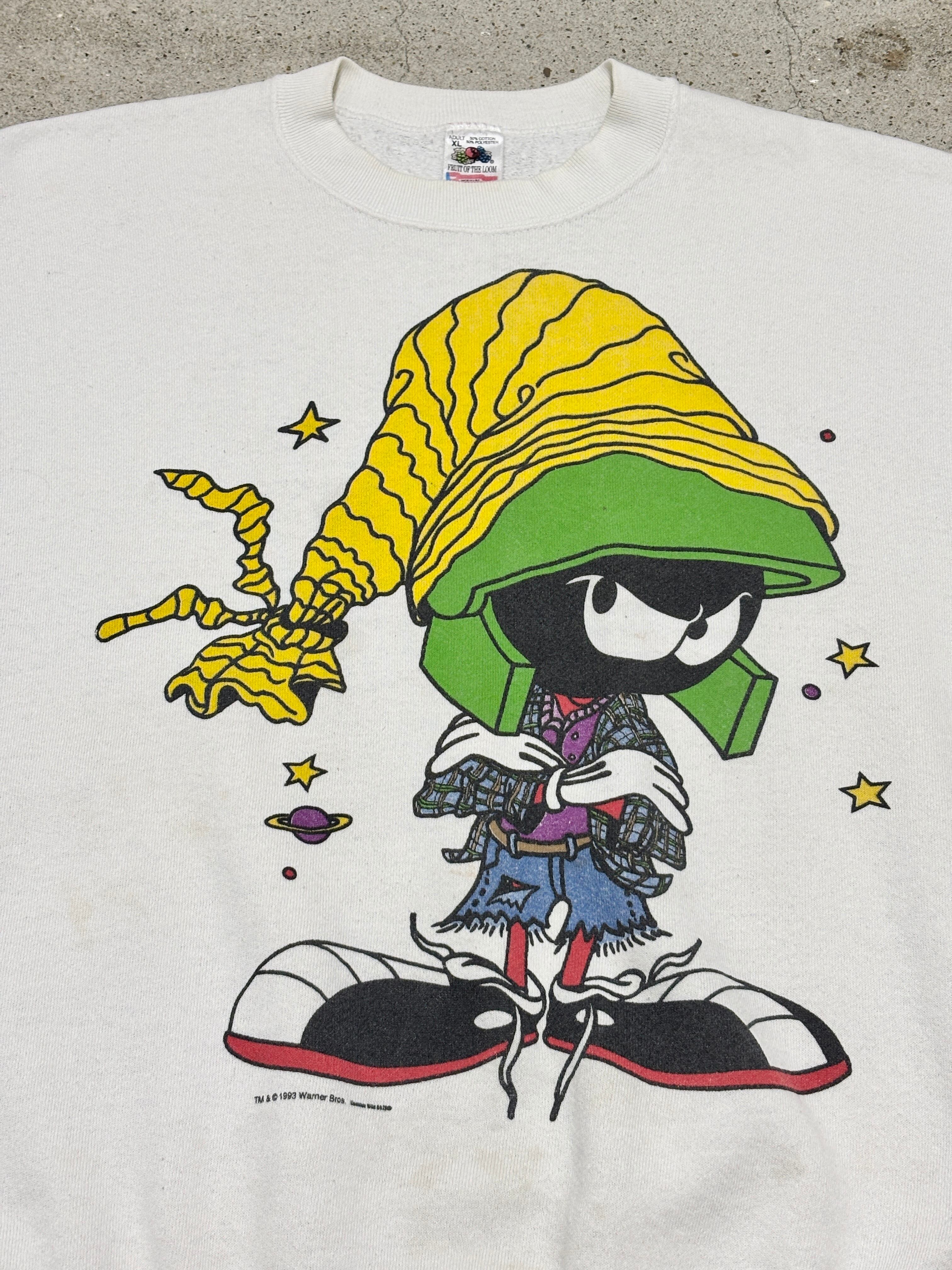 90s WARNER BROS/Marvin the Martian print Sweat/USA製/1993年/XL