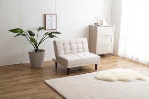 【単品】Lillian 1人掛けベロアソファ