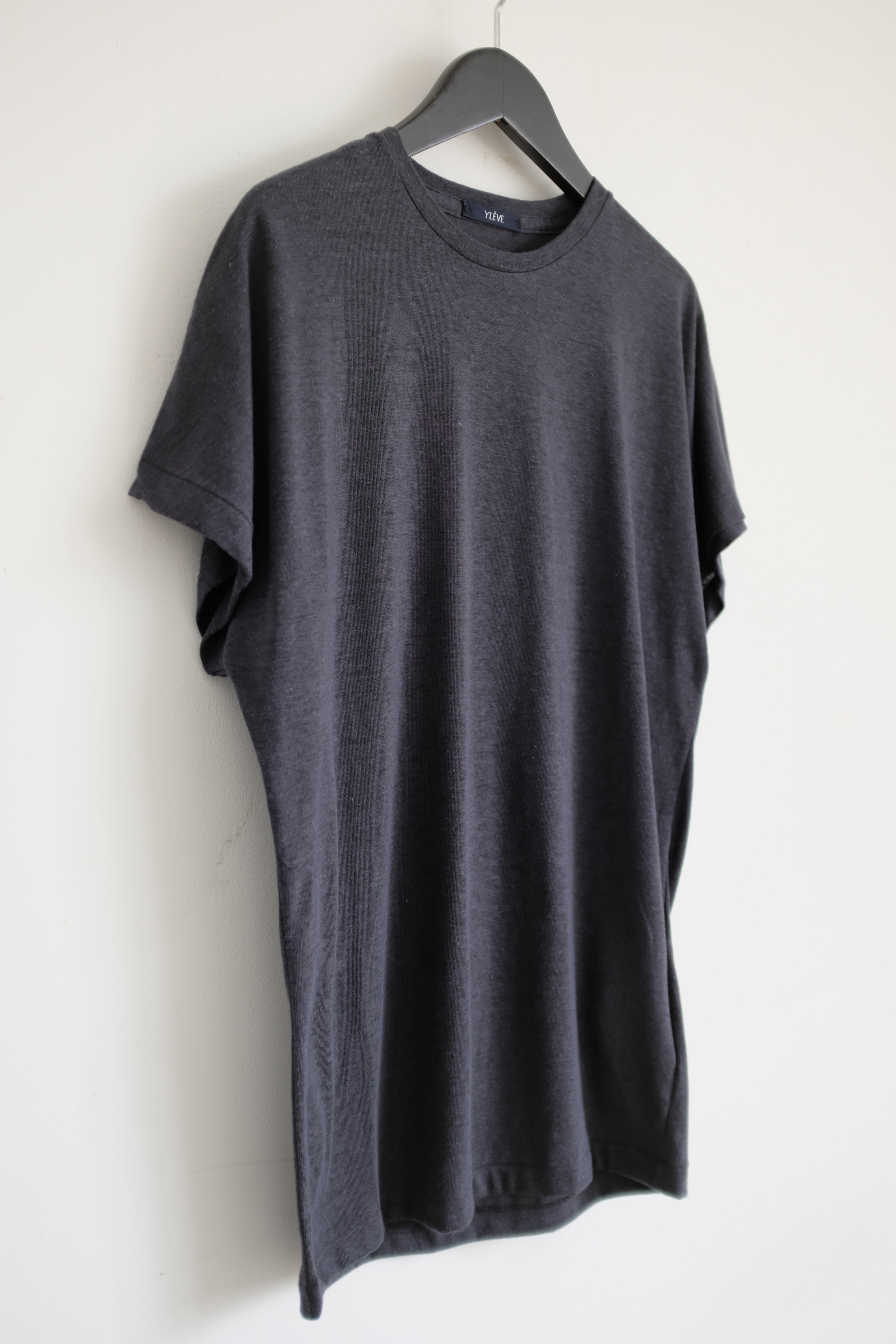 YLÈVE]T/C SLUB YARN JERSEY SLEEVELESS P/O /BLUE GREY | YES-姫路の