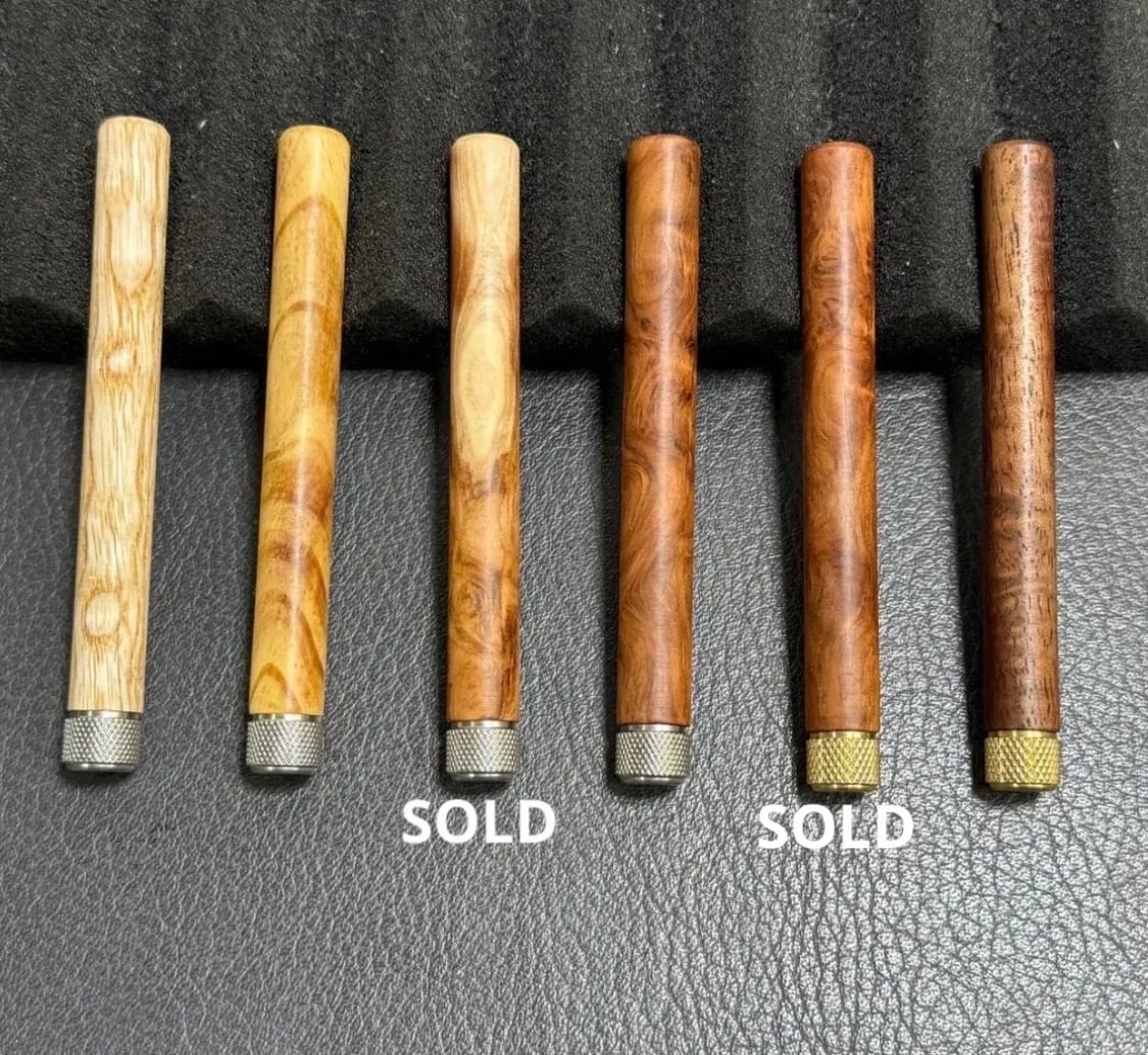 15黒柿木製芯ケース オリジナルキャップ 無塗装 | handwood