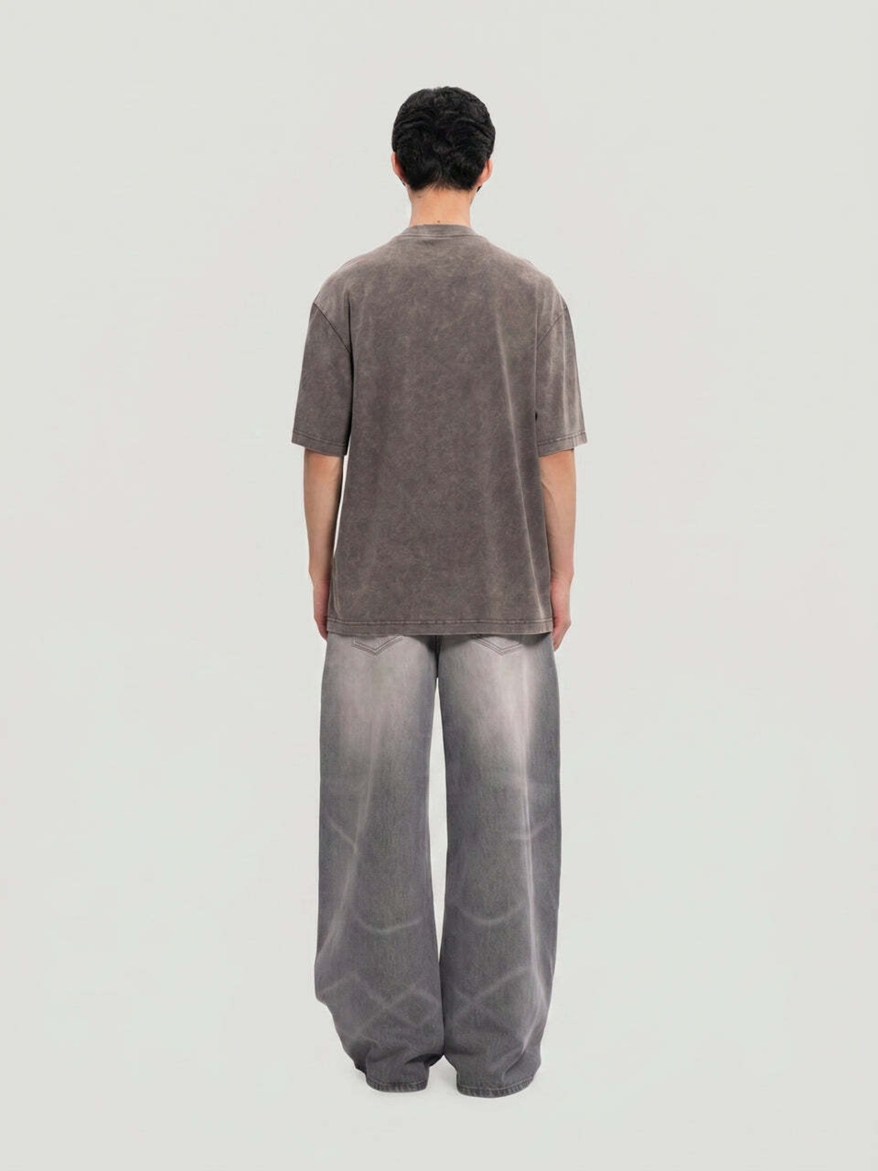 【26SS】Feng Chen Wang フェンチェンワン / Tシャツ 半袖 / Spray painted tee - 3
