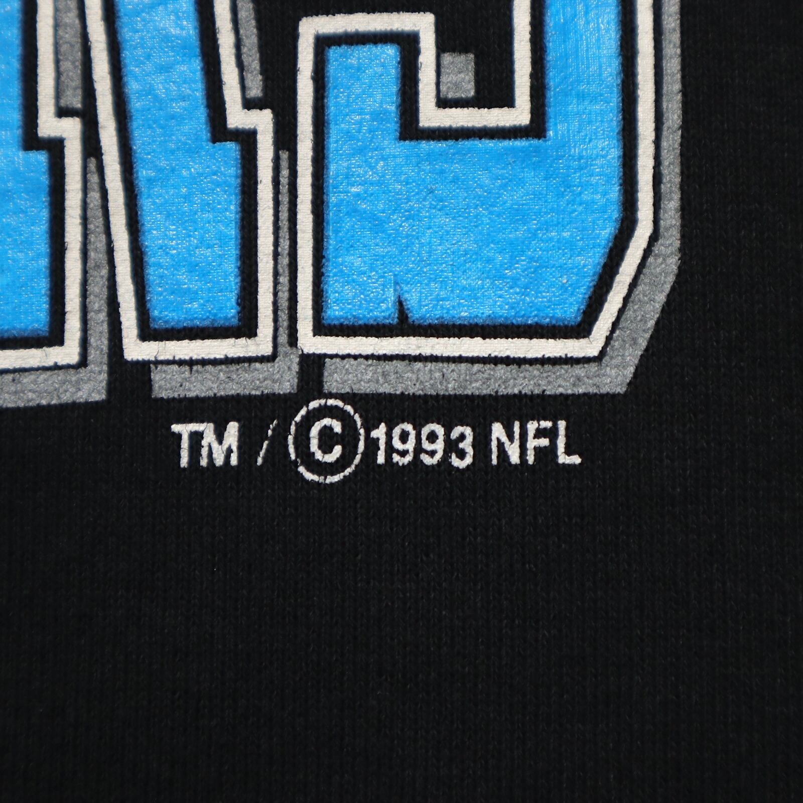 NFL PANTHERS パンサーズ ロゴ刺繍 チームパーカー  L相当