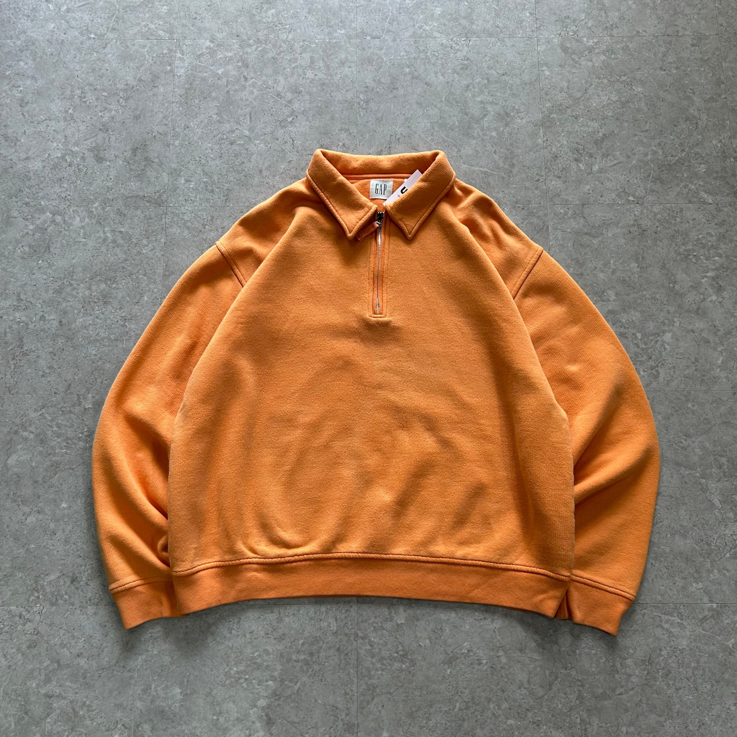 00s GAP half zip sweat polo shirt【仙台店】