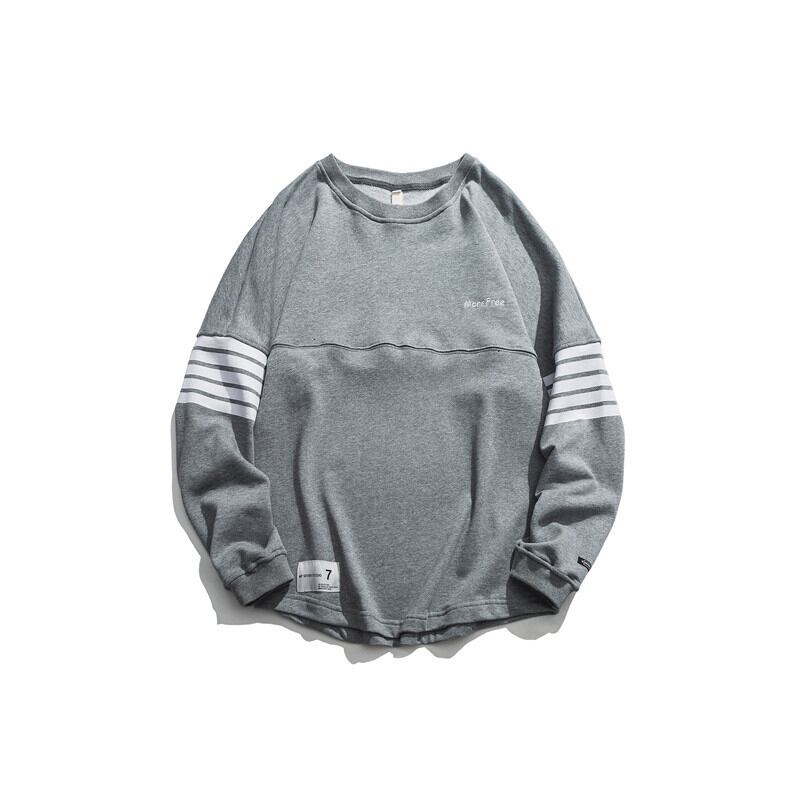 Yidao Vintage AutumnStyleスリーブコントラストオーバーサイズセーターメンズタートルネックラウンドネックルーズトップアンダーシャツ-Alibaba オータム 秋物 Oネック ビンテージ hip6-161174077291171